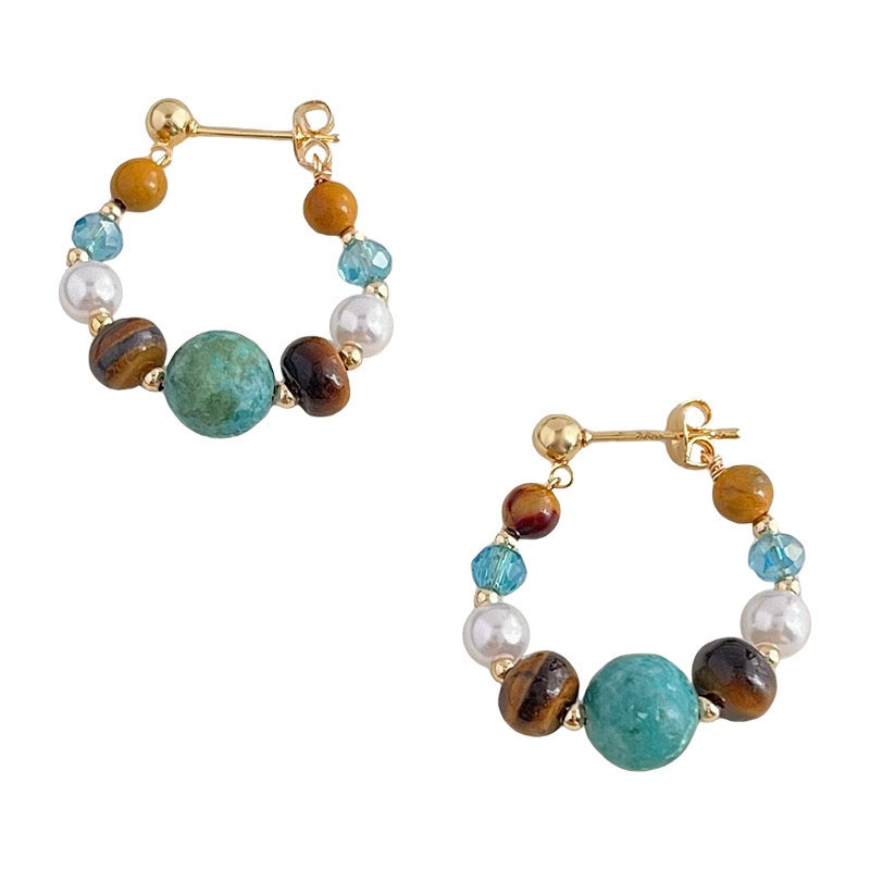 Tibetan-style earrings