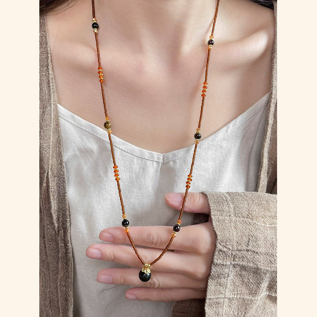 obsidian sweater chain