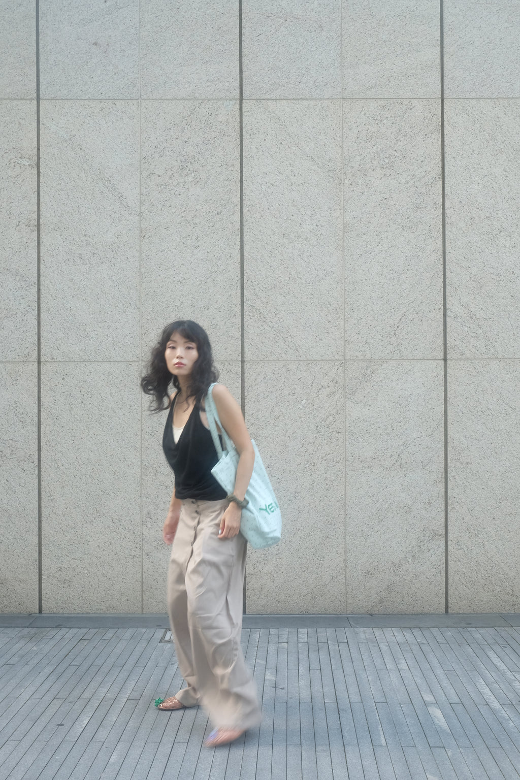High Waist Pleated Pants
