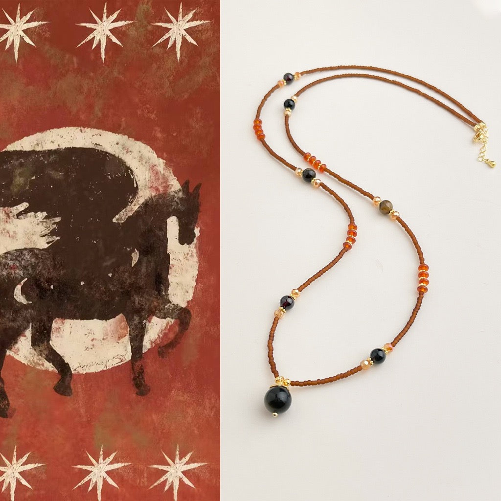 obsidian sweater chain