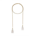 tassel sweater necklace