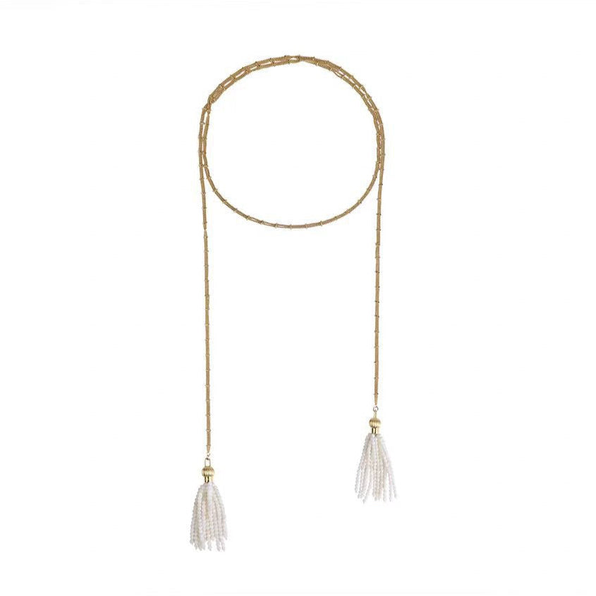 tassel sweater necklace
