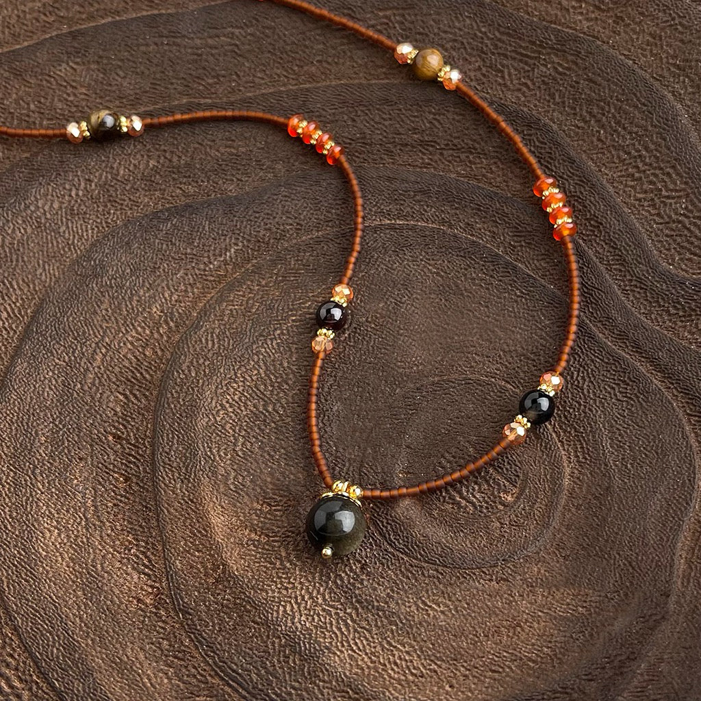 obsidian sweater chain