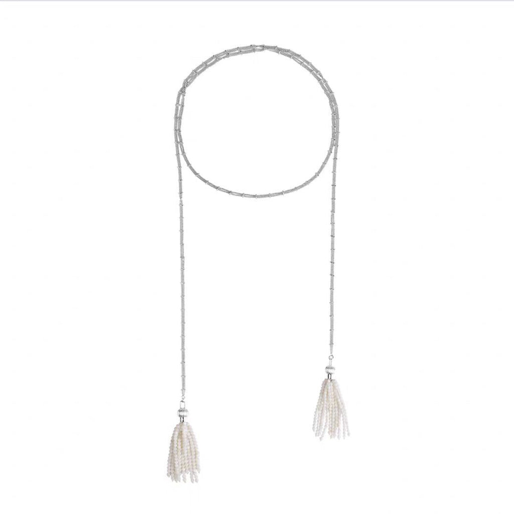 tassel sweater necklace