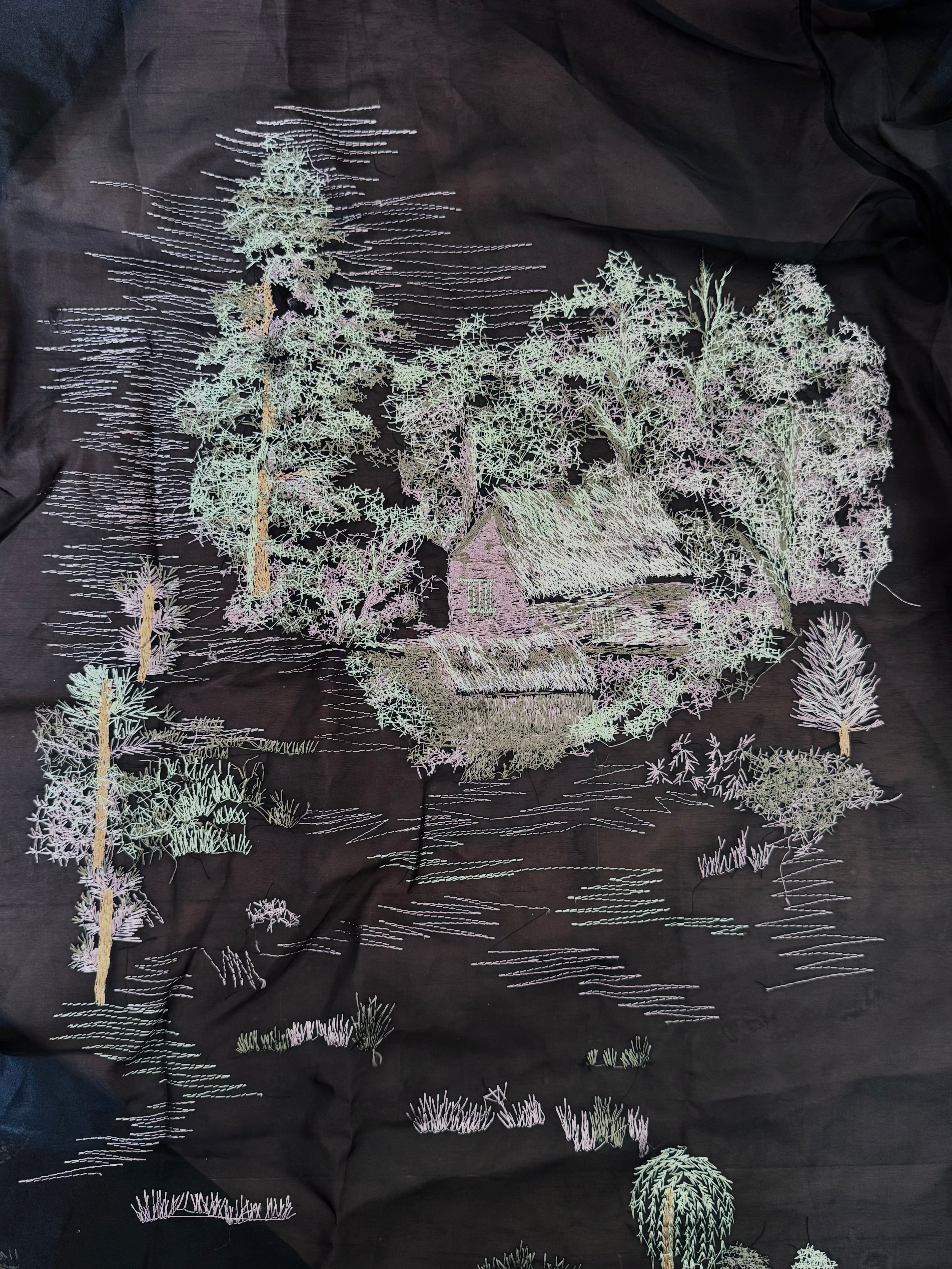 Traditional Silk Embroidered Robe