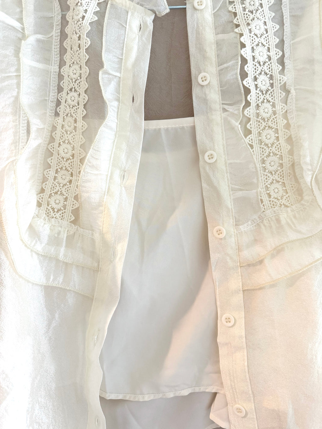 Ivory Lace Blouse