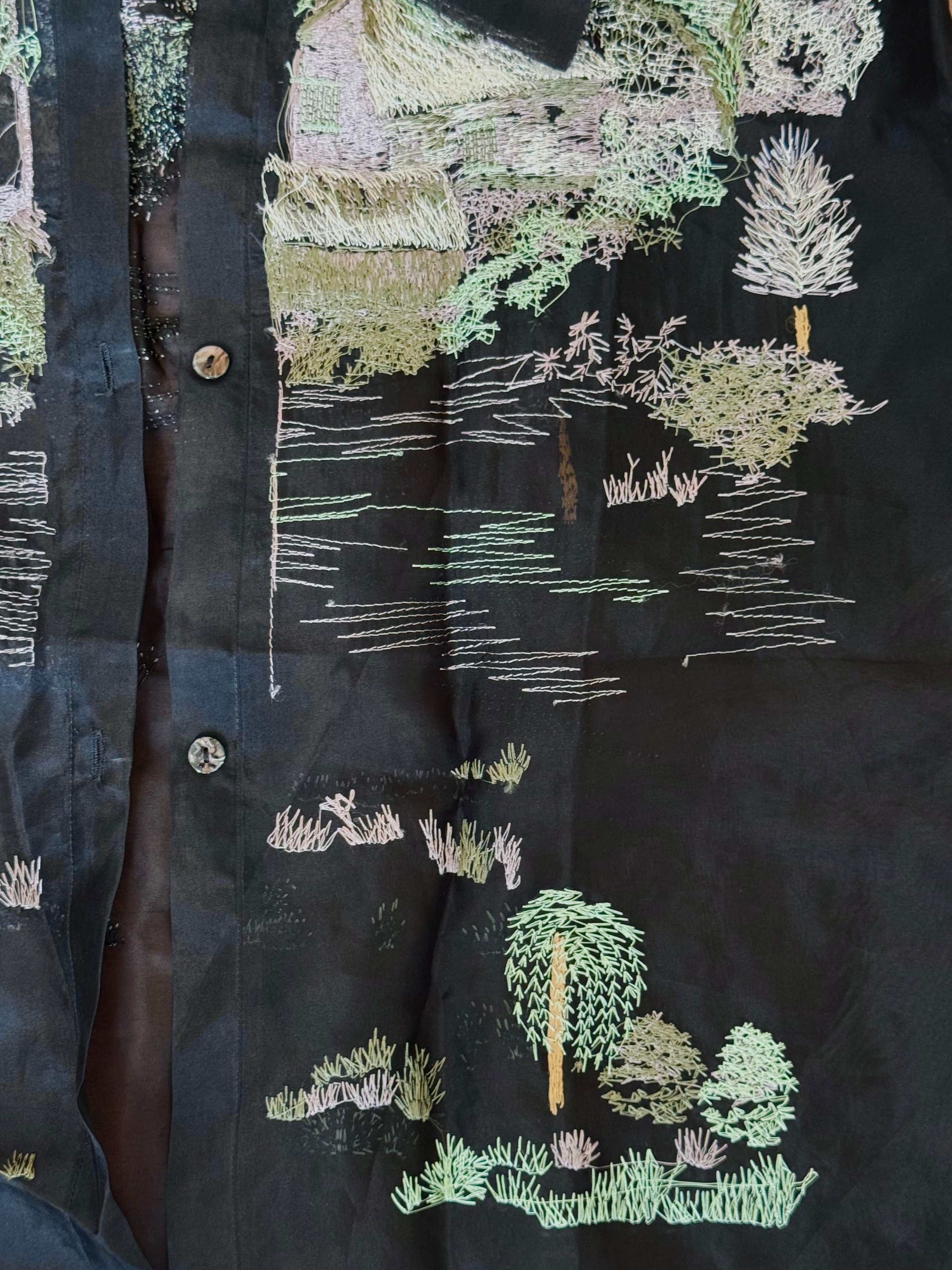 Traditional Silk Embroidered Robe