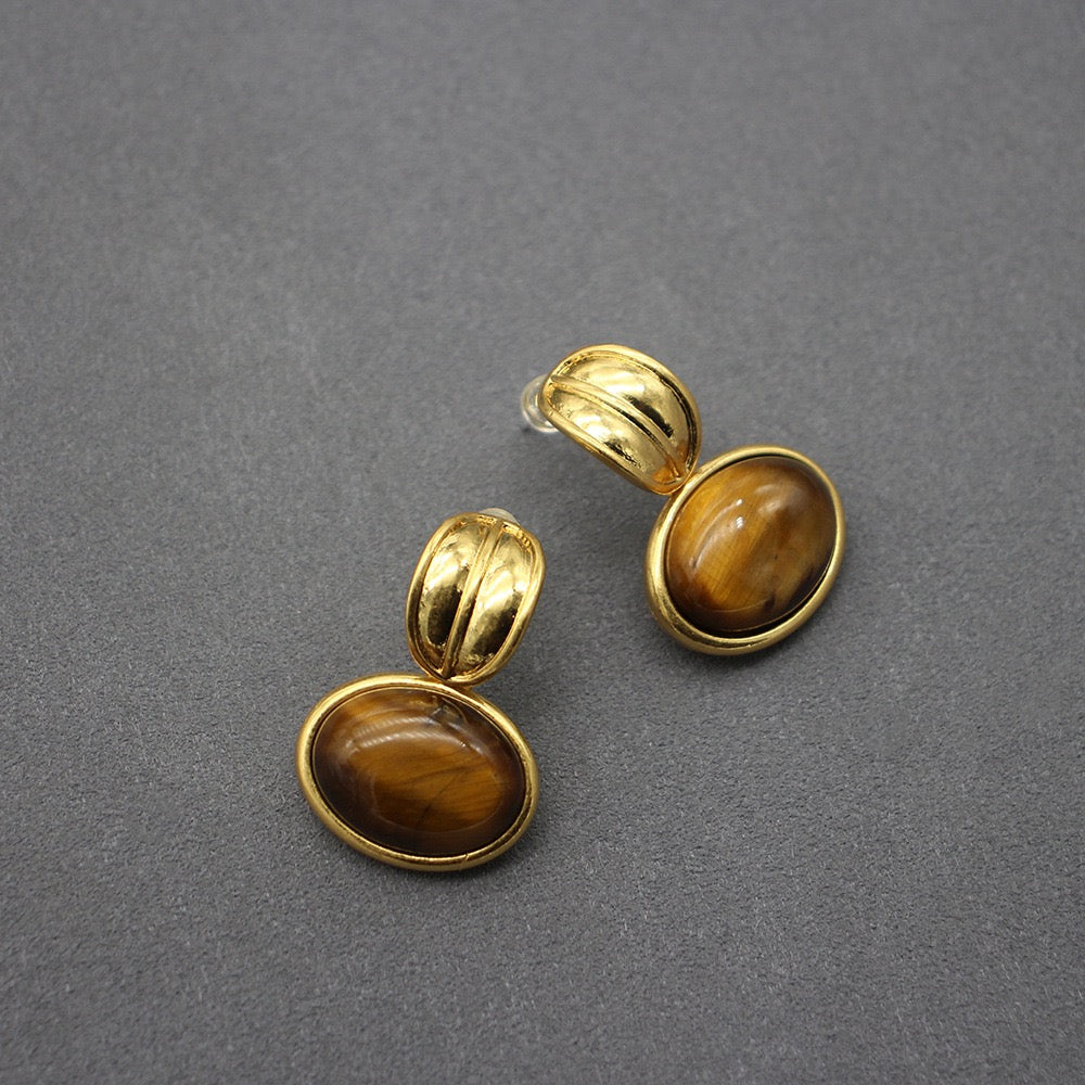 Tiger’s eye Necklace earring set