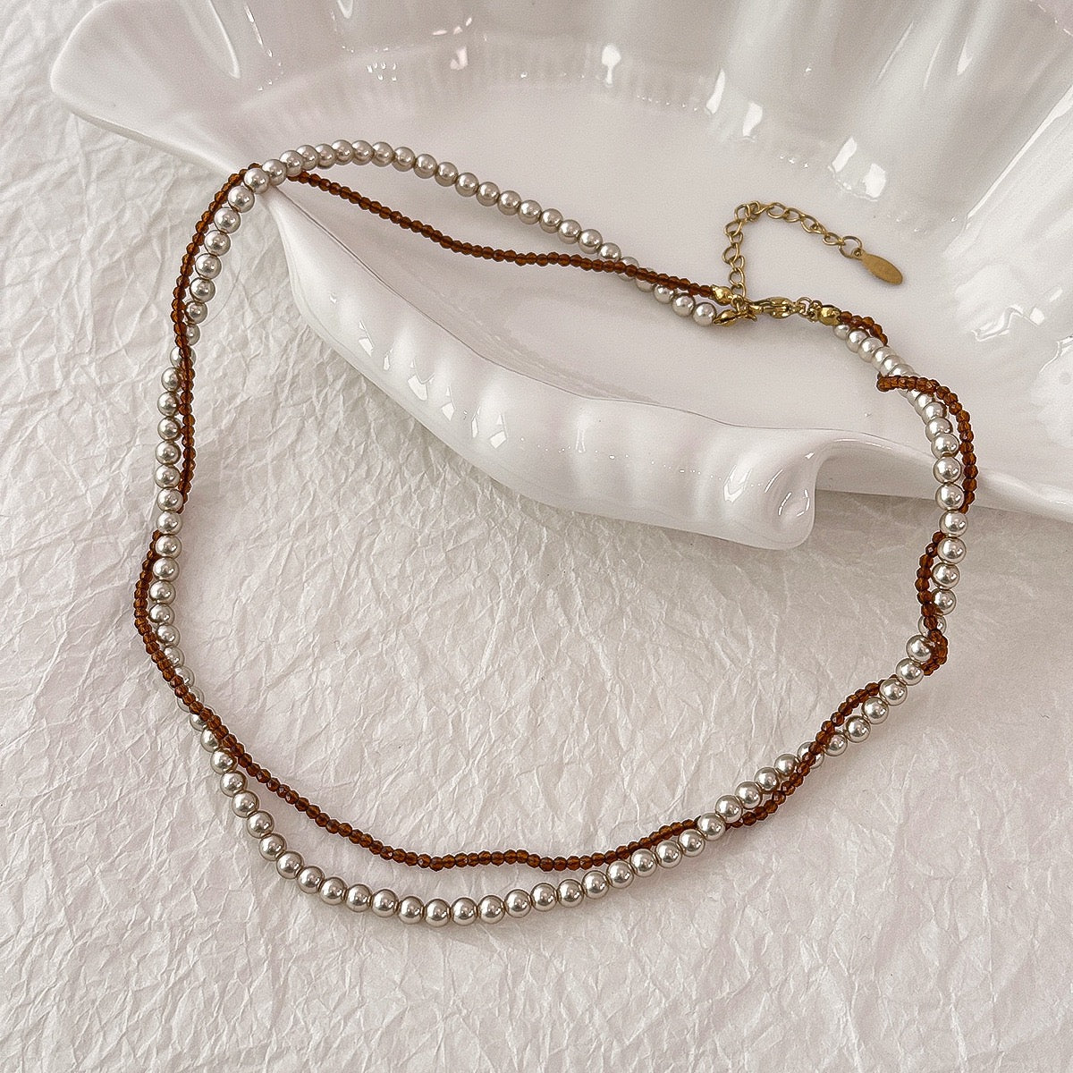 Dual loop necklace