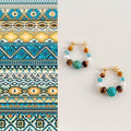 Tibetan-style earrings