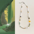 Vintage style natural necklace