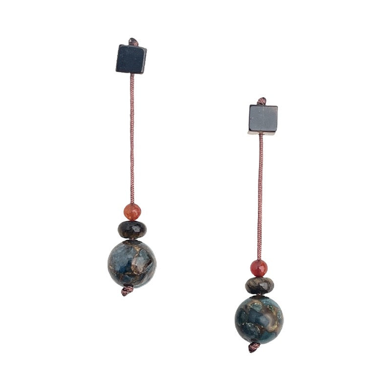 Pietersite earrings