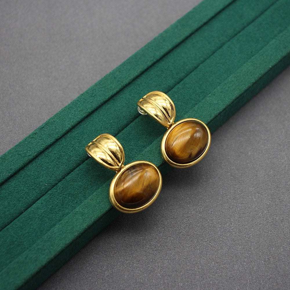 Tiger’s eye Necklace earring set