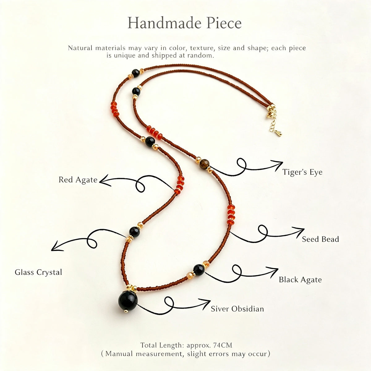 obsidian sweater chain