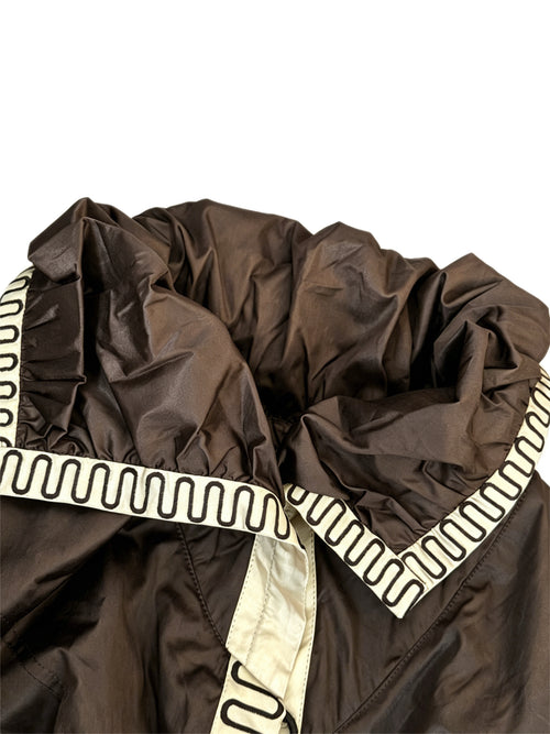 Brown Hooded Jacket