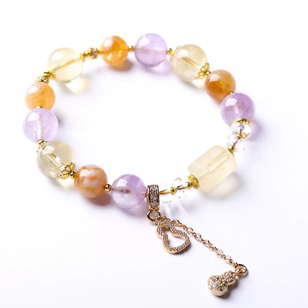 Multicoloured crystal bracelet