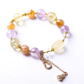 Multicoloured crystal bracelet
