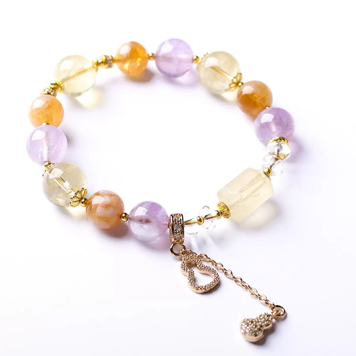 Multicoloured crystal bracelet