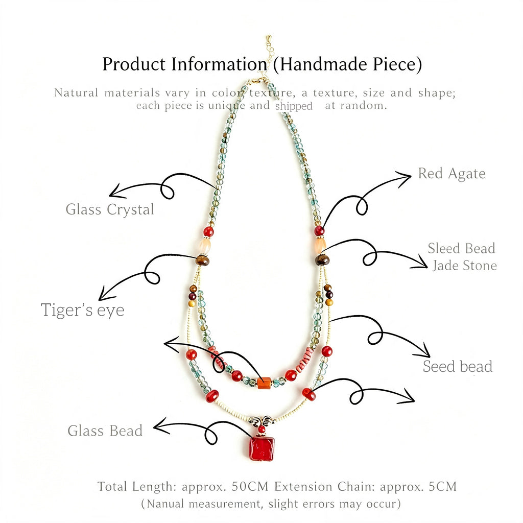 agate ethnic necklace